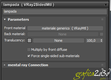 Come creare un vray2sidedmtl con vray e 3d studio max