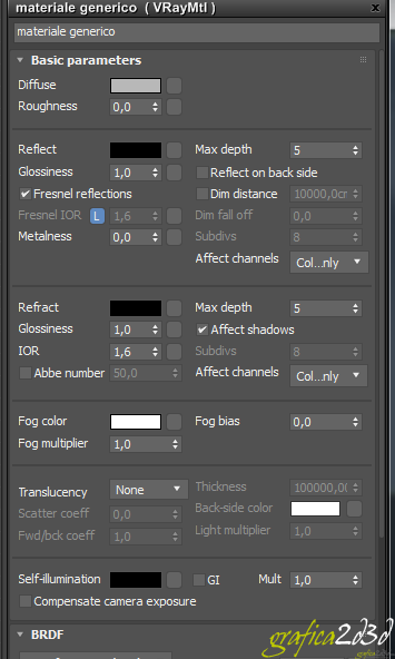 Come creare un vray2sidedmtl con vray e 3d studio max