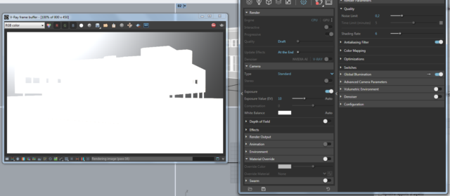 Settaggio base per un render vray rhinoceros