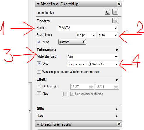 Utilizzare layout per impaginare con sketchup