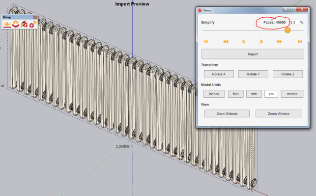 Importare file esterni con skimp plugin sketchup