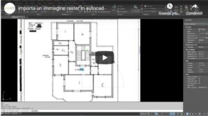 Importare in autocad una piantina raster