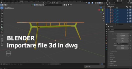 Convertire da autocad 3D a blender