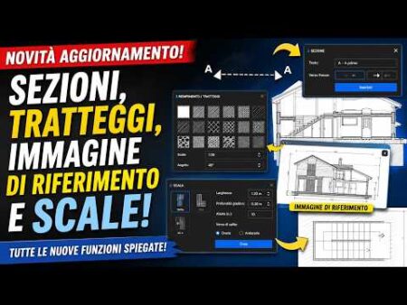 NUOVO AGGIORNAMENTO CAD: Sezioni, Tratteggi, Scale e Stratigrafia dei Muri!