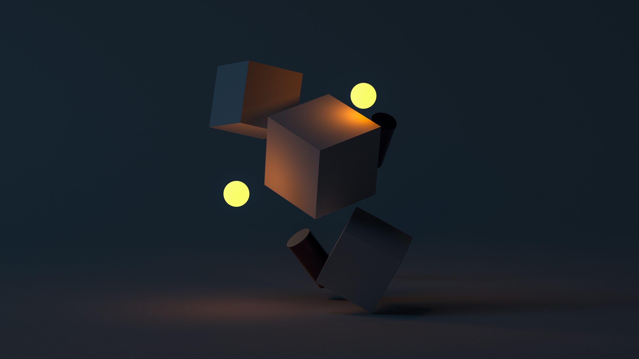 Visualizzazione 3D astratta per articolo su Geometry Nodes