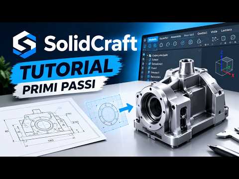 SOLIDCRAFT Tutorial Italiano: Guida Completa alla Modellazione 3D CAD per Principianti