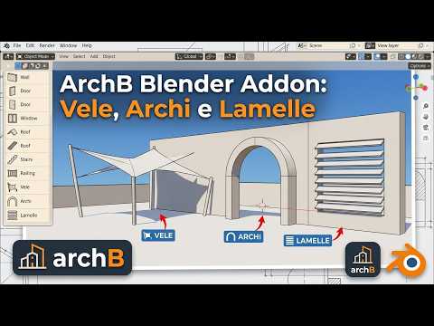 09 archB addons blender vela arco e lamelle