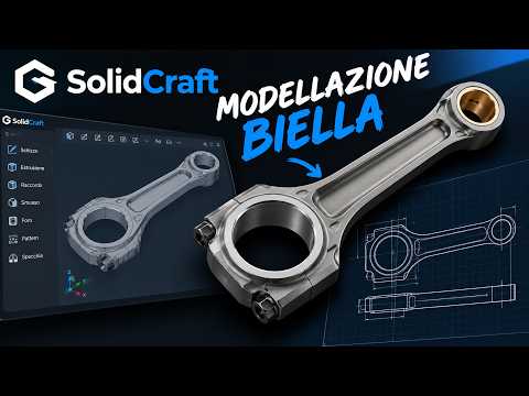 Modello una biella con solidcraft